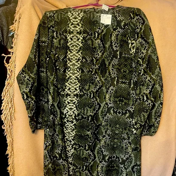 H&M snake print dress H&M snake print dress